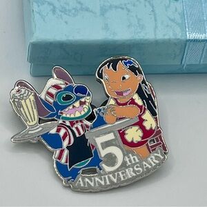 DISNEY LILO AND STITCH 5th ANNIVERSARY ICE CREAM Collectible PIN